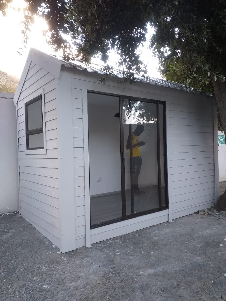 Real Nutec Wendy house project with wide glass access